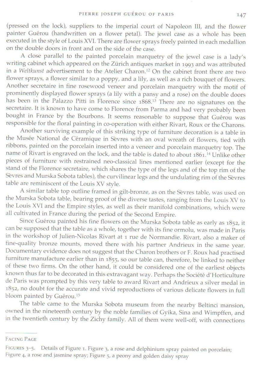 Rivart Porcelain Marquetry Table